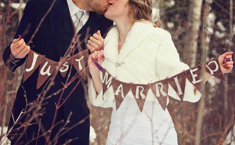Mariage d'hiver dans le Nord