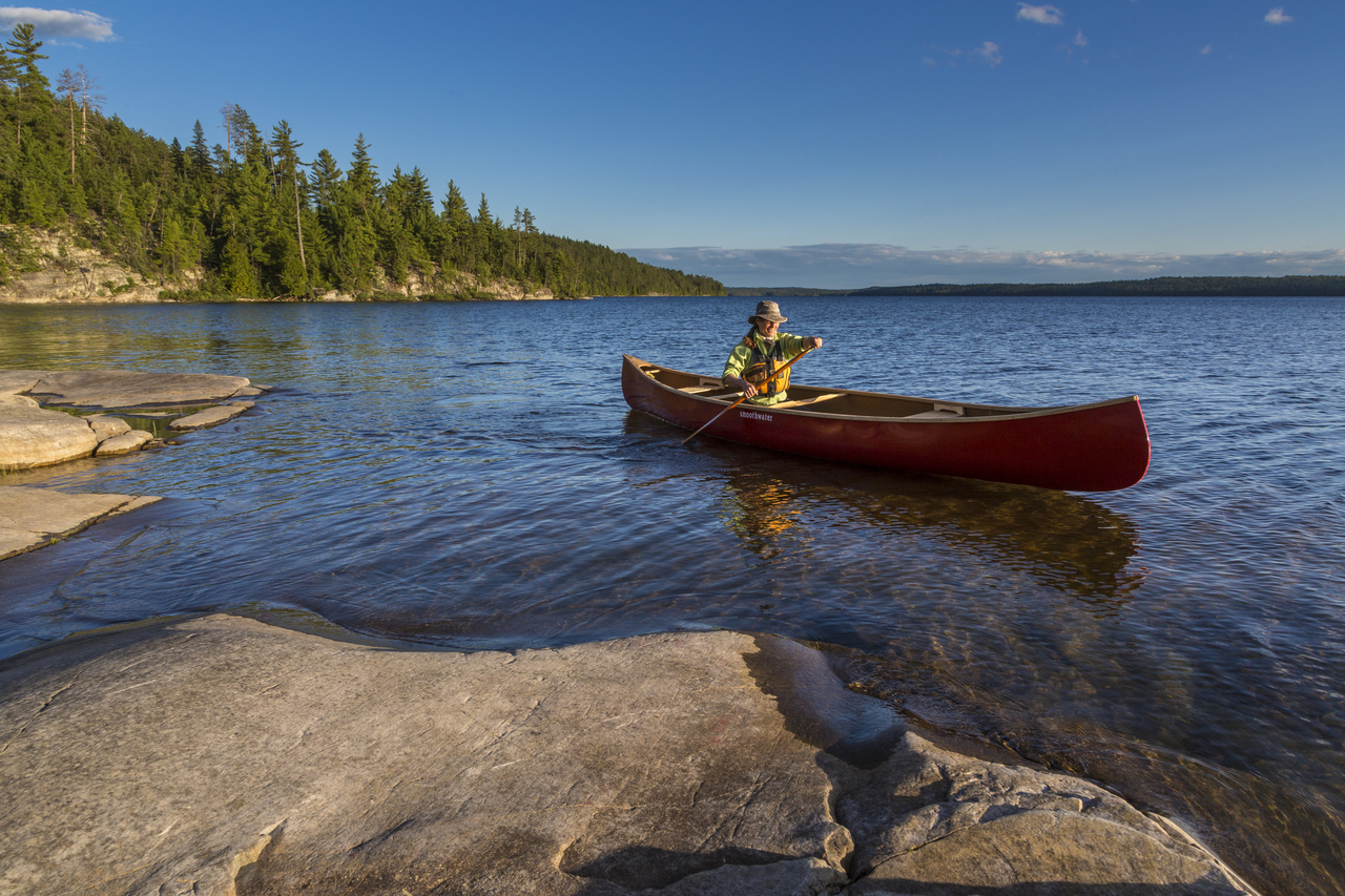 Canot sur le lac Temagami