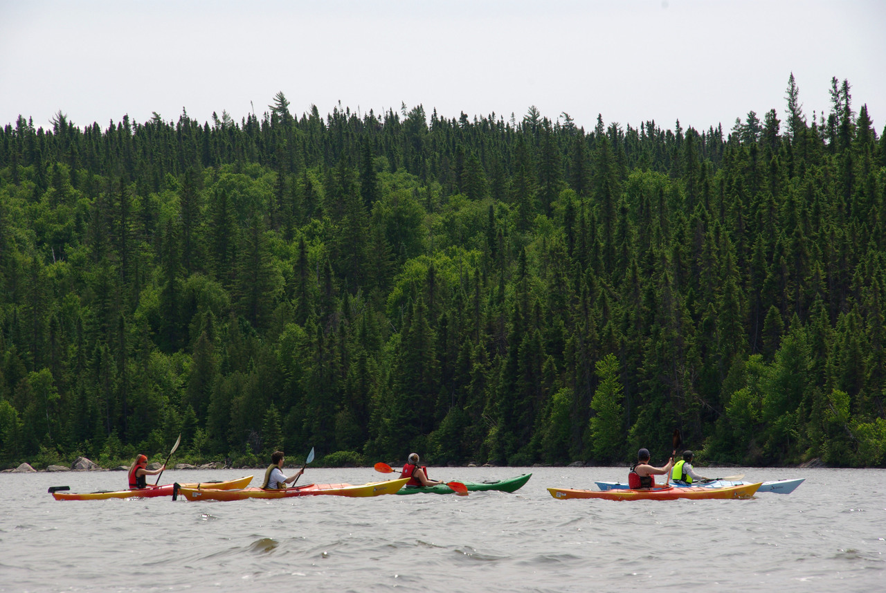 Kayak, lac Rémigny