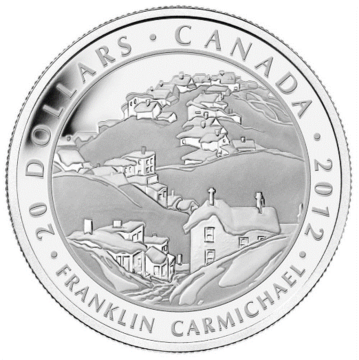2012 Pièce en argent, Carmicheal et Cobalt